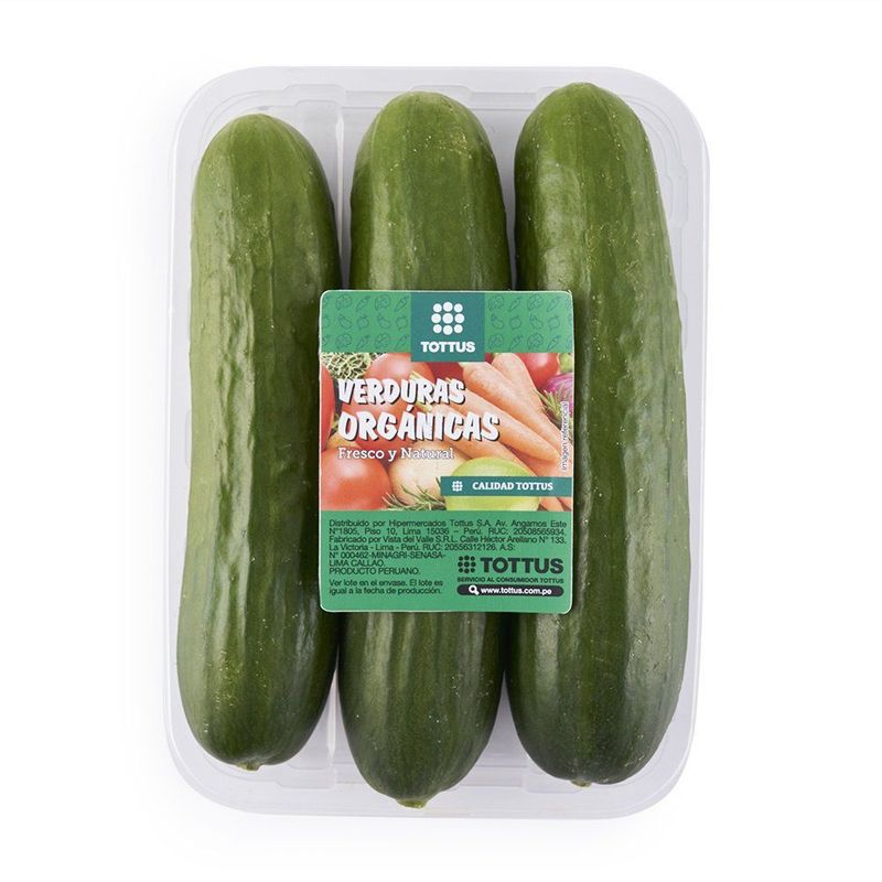TOTTUS VERDURAS - Pepinillo Mini Orgánico Tottus