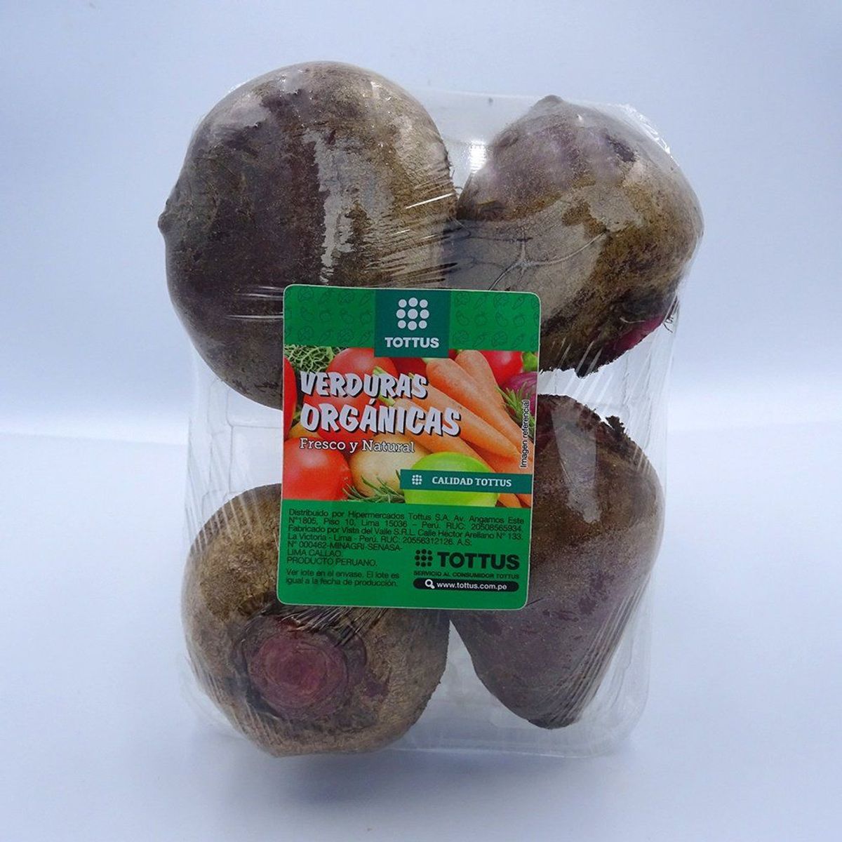 TOTTUS VERDURAS - Beterraga Orgánica Tottus