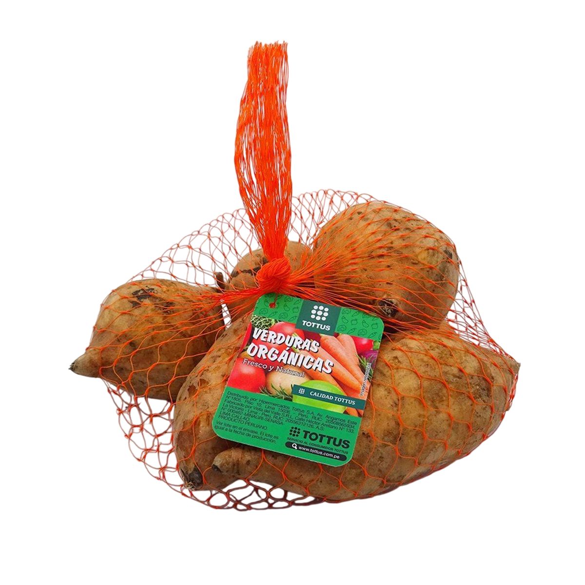TOTTUS VERDURAS - Camote Amarillo Orgánico Tottus