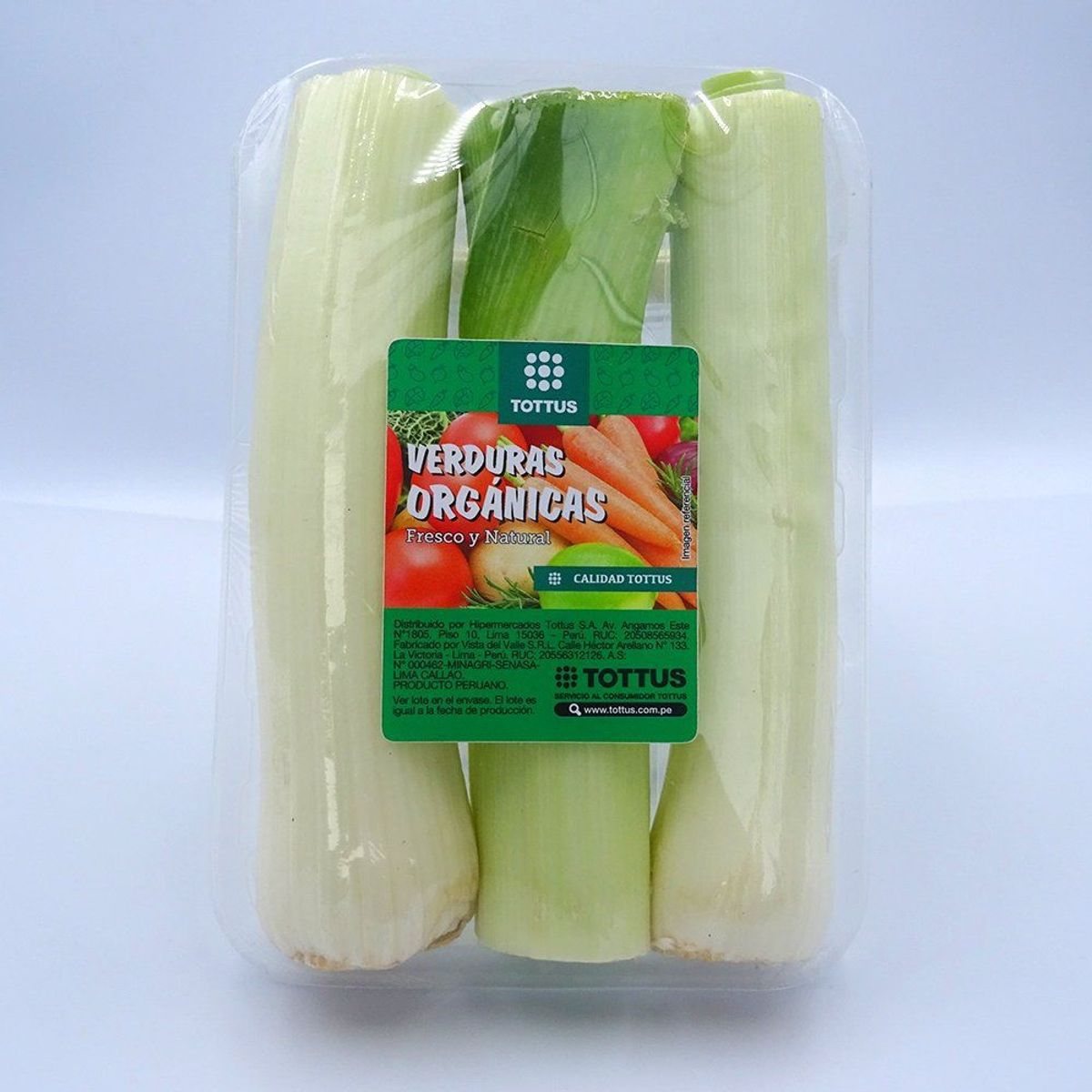 TOTTUS VERDURAS - Poro Orgánico Tottus 200 g