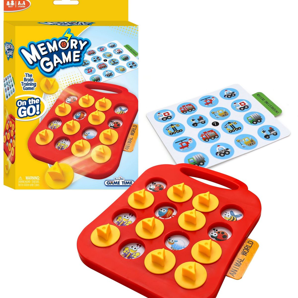 FUNVILLE - Juego de Mesa Travel Memorice