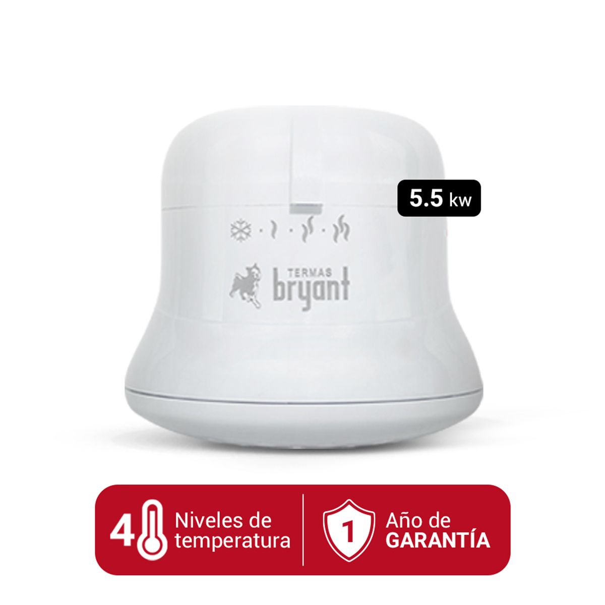 BRYANT - Ducha Eléctrica Maxi Linea 5.5Kw