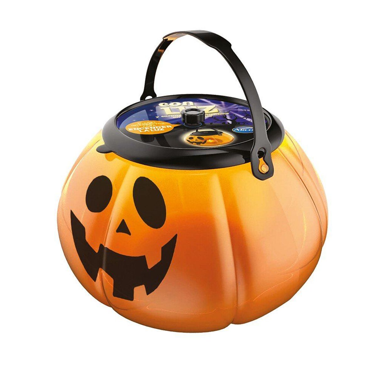 ARCOR - Halloween Calabaza Led Arcor x 200 g