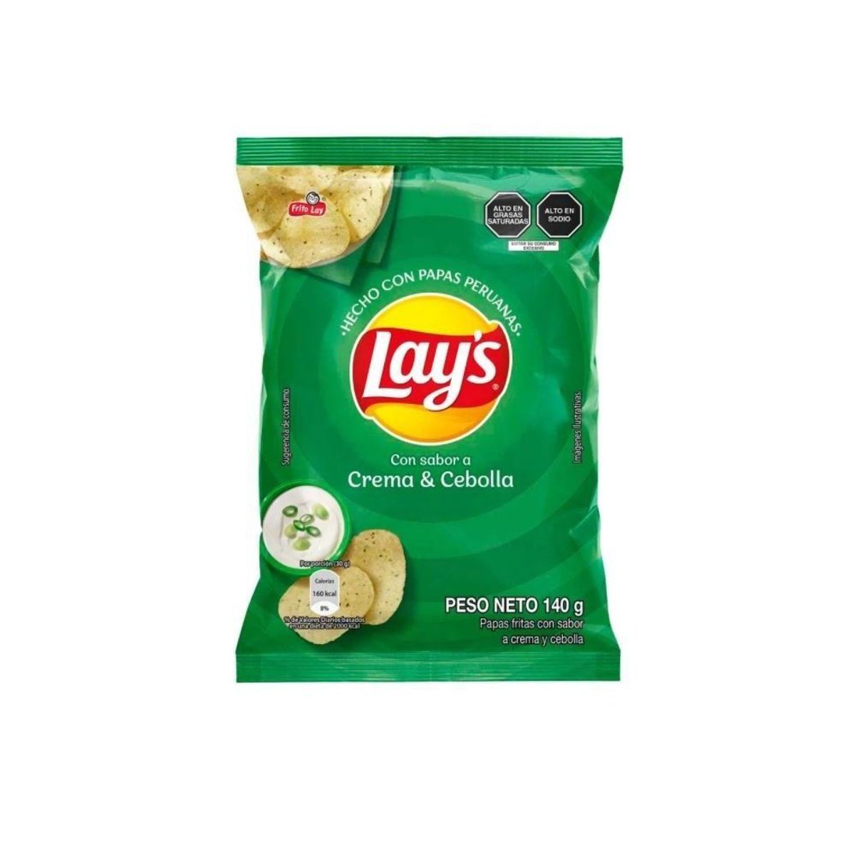 LAYS - Papas Lays Crema Y Especias 140 g