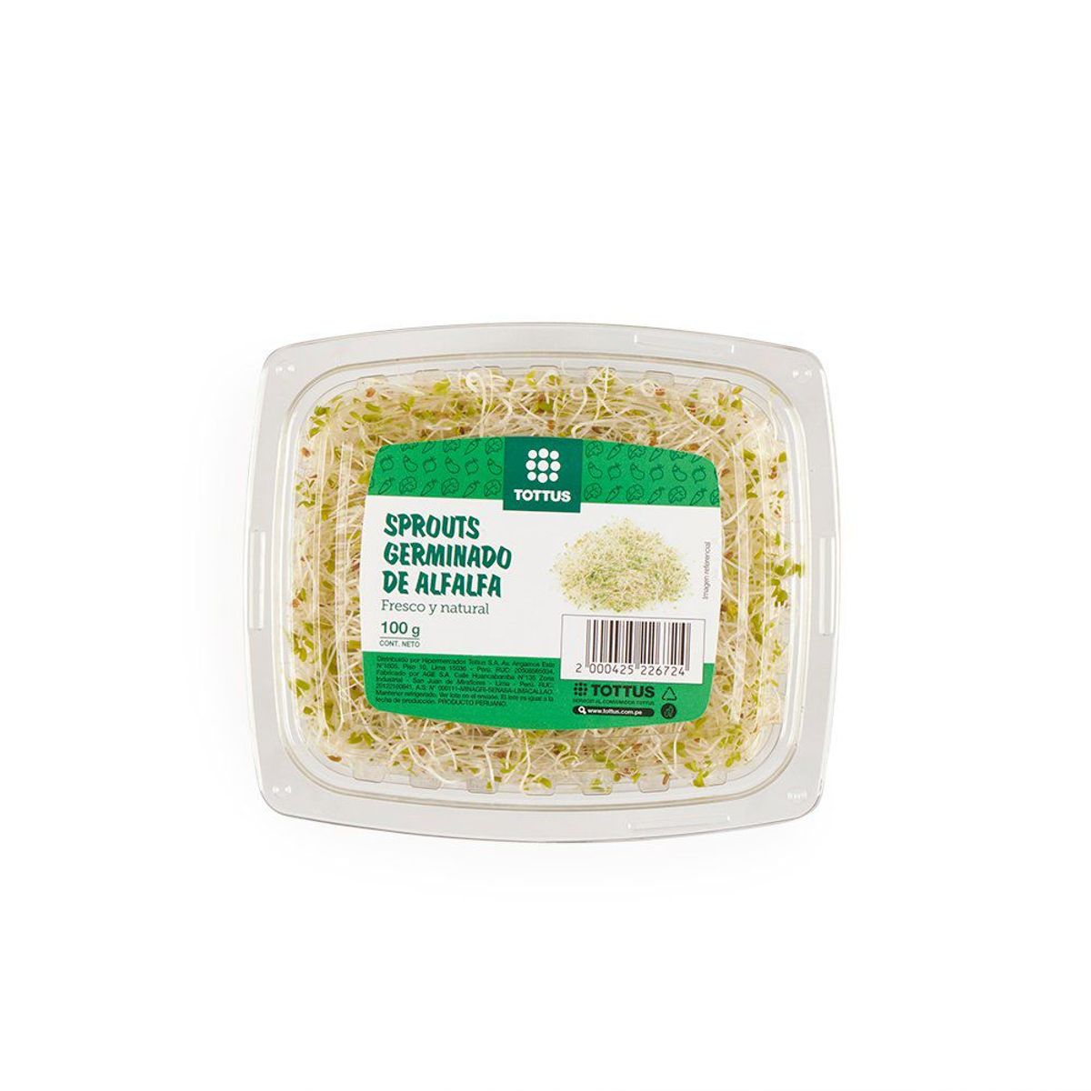 TOTTUS VERDURAS - Sprouts Germinado De Alfalfa
