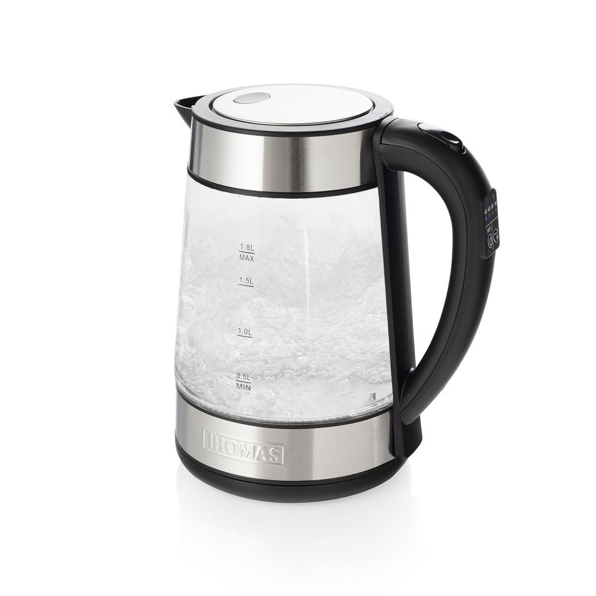 THOMAS - Hervidor 1.8L 2200W Vidrio Templado