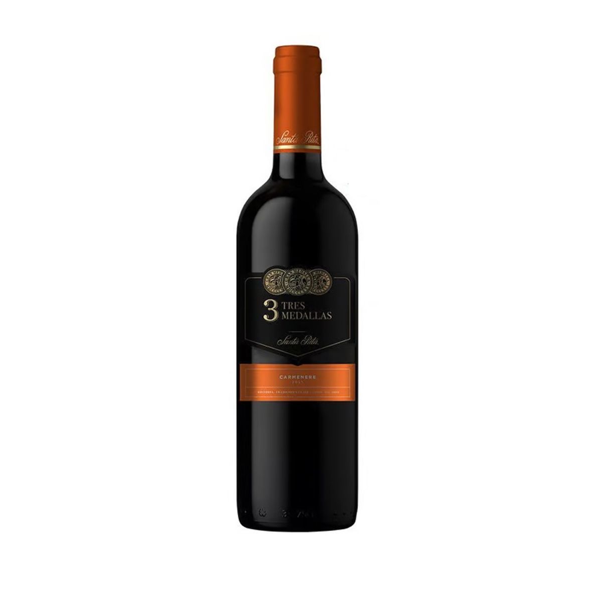SANTA RITA - Vino Santa Rita Carmenere 3 Medallas Botella 750 mL