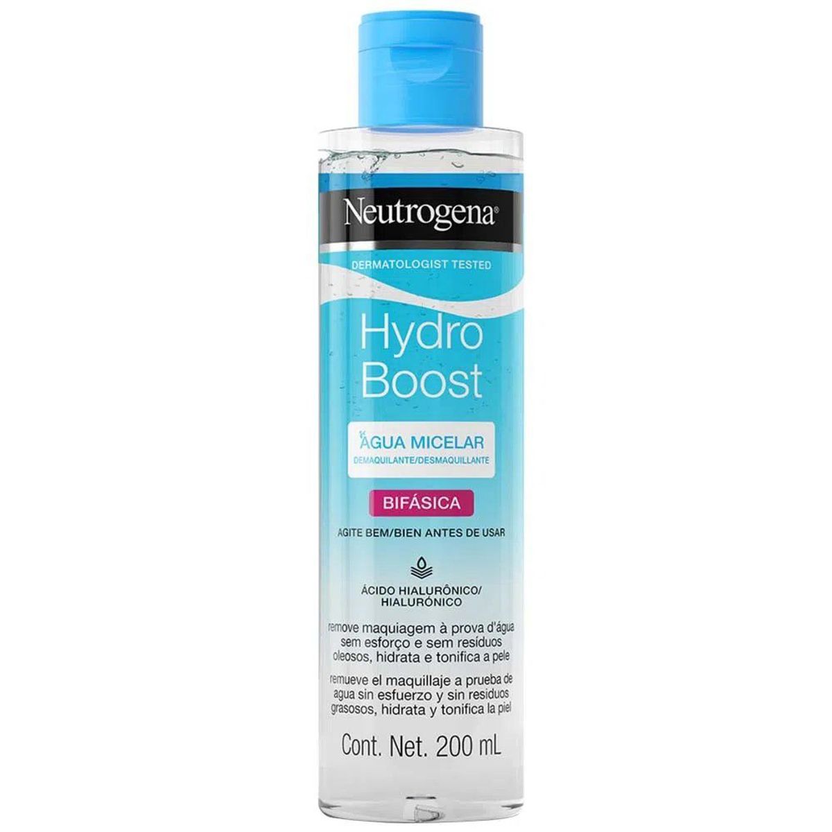 NEUTROGENA - Agua Micelar Bifásica Neutrogena Hydro Boost Envase 200 mL