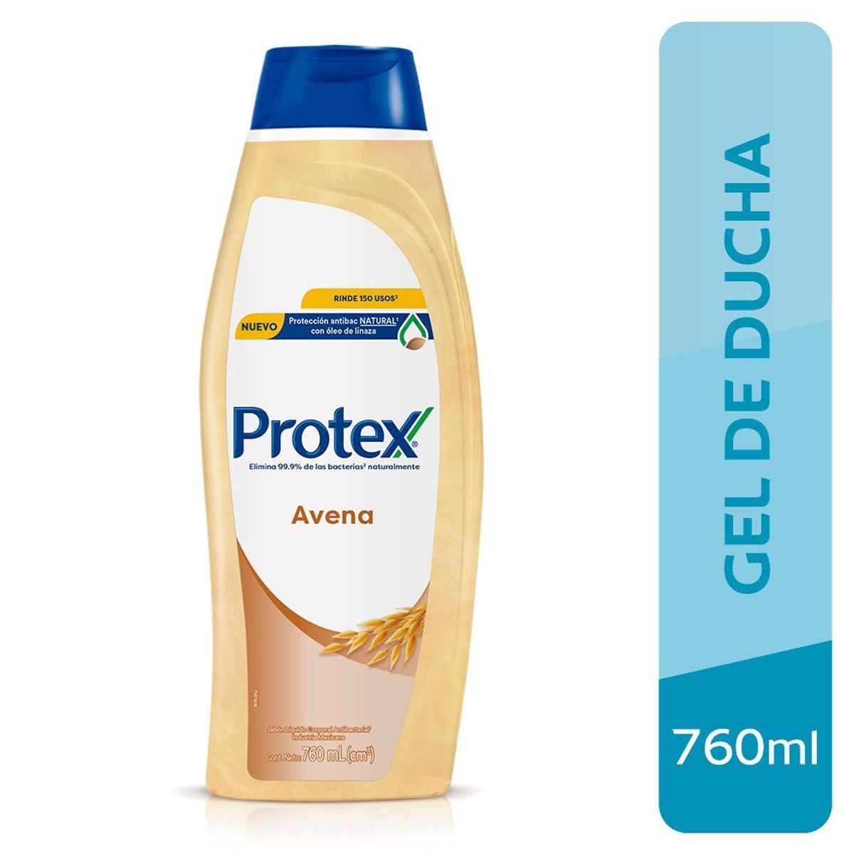 PROTEX - Jabón Líquido Protex Avena Antibacterial Envase 760 mL