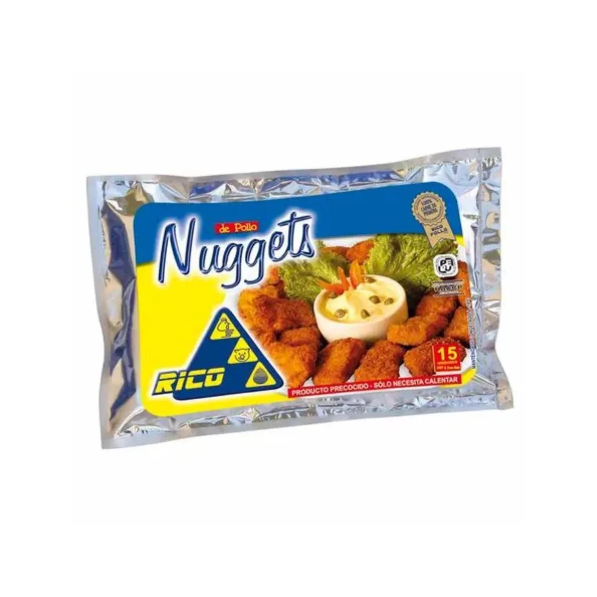 RICO - Nuggets de Pollo Rico Bolsa 15 Und