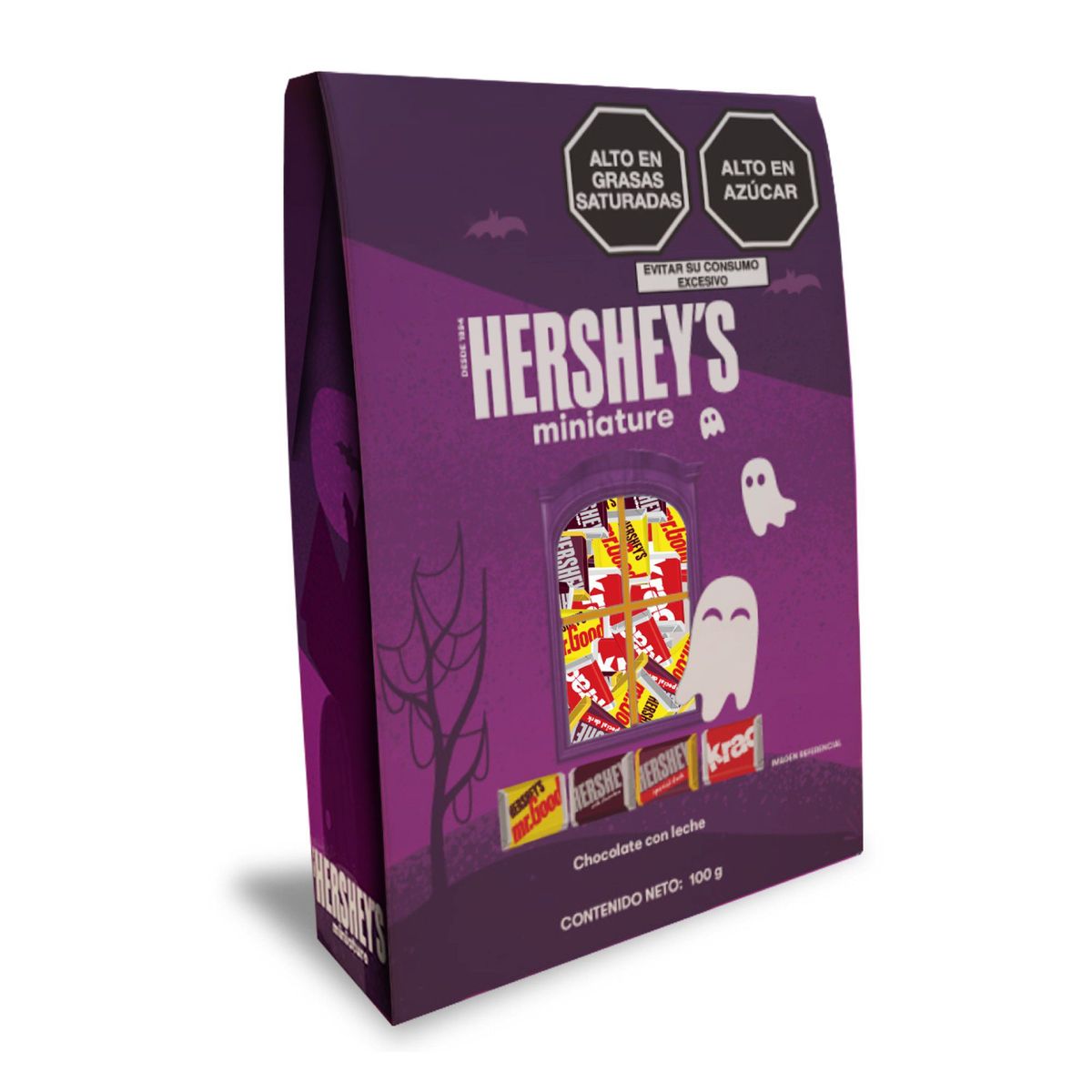 HERSHEYS - Chocolate Hersheys Hersheyween Miniature Empaque 100 g