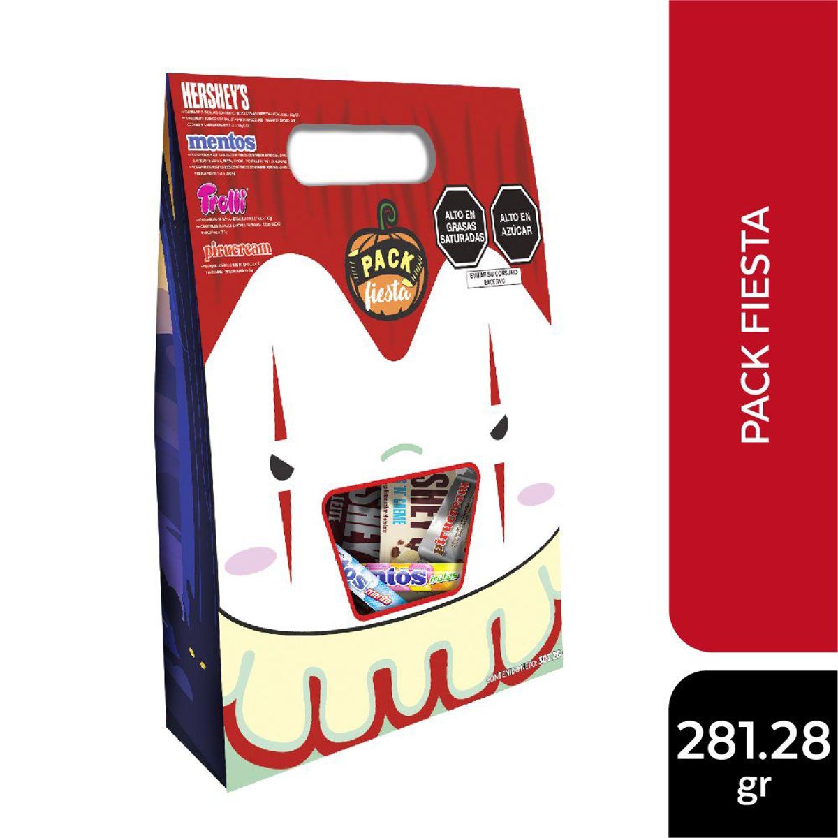 HERSHEYS - PACK FIESTA HERSH MENTOS TROLLI PIRUCRE 281.28G