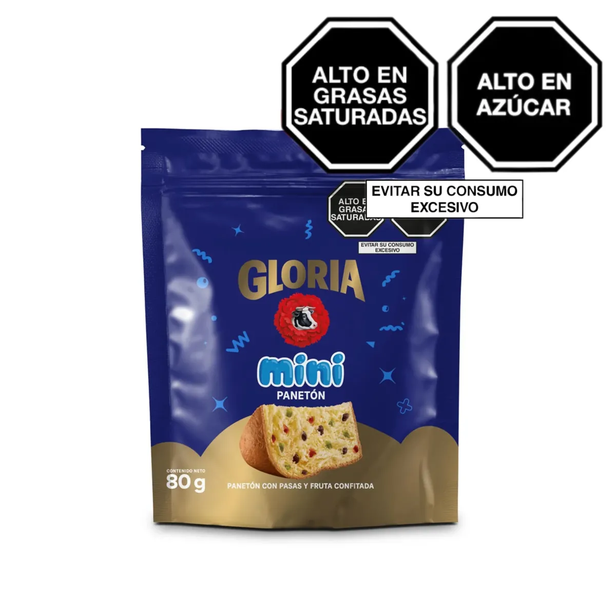 GLORIA - Panetón Mini Gloria Bolsa 80 g