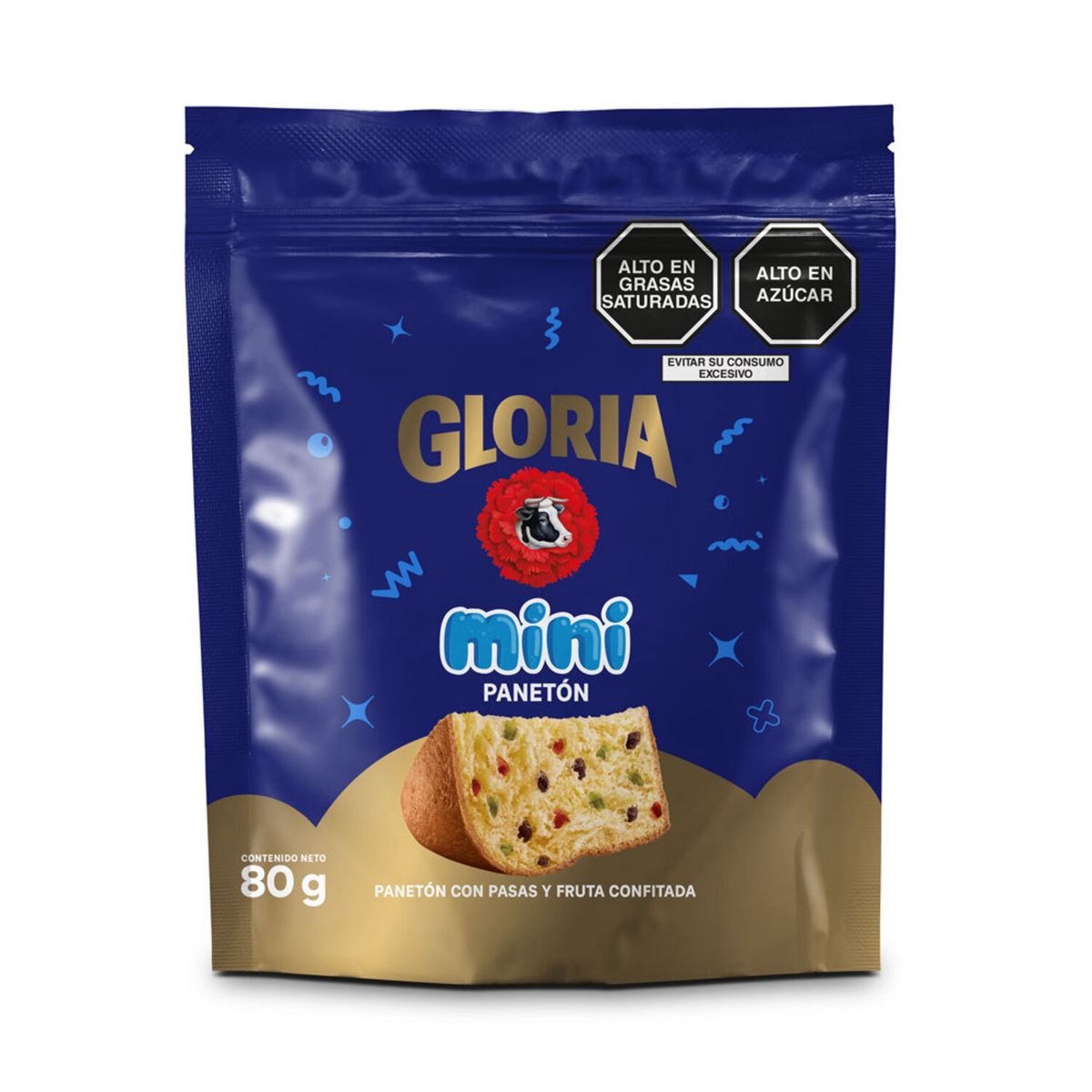 GLORIA - Panetón Mini Gloria Bolsa 80 g
