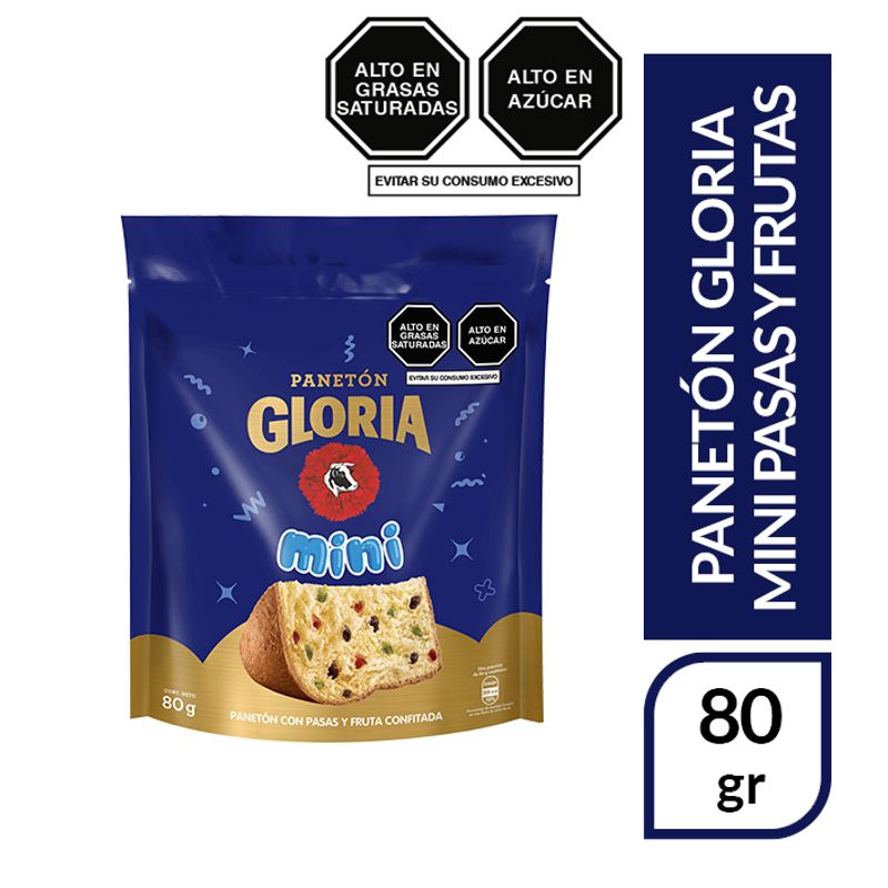 GLORIA - Panetón Mini Gloria en Bolsa 80 g