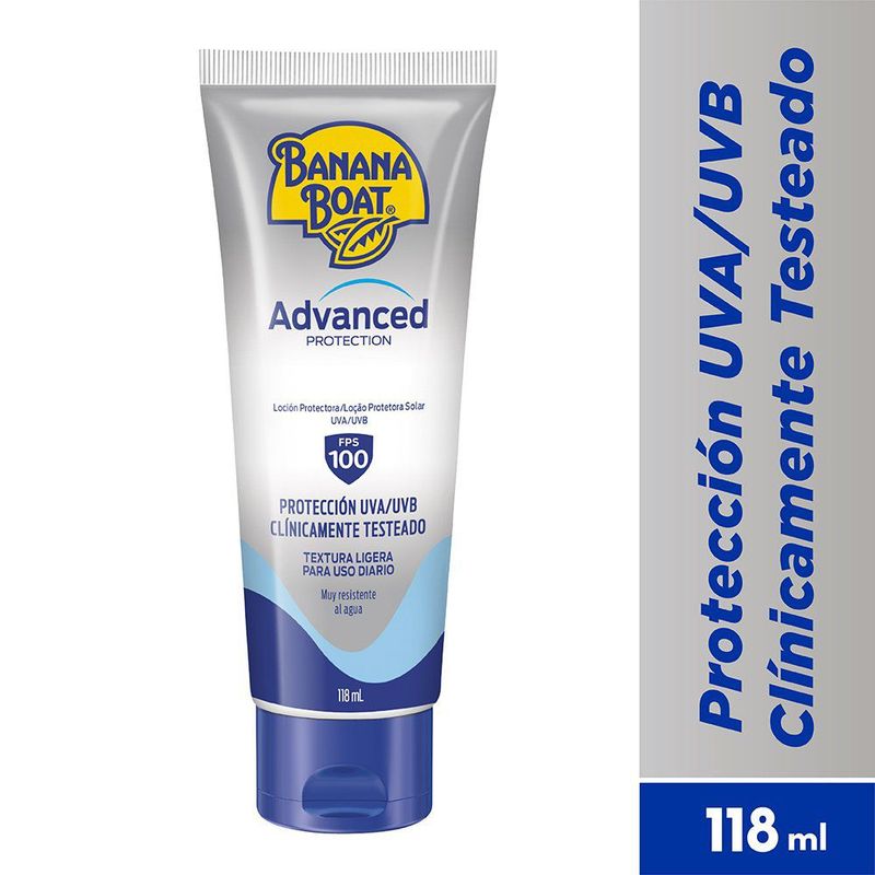 BANANA BOAT - Protector Solar Banana Boat Advanced Protection SPF 100 Envase 118 mL
