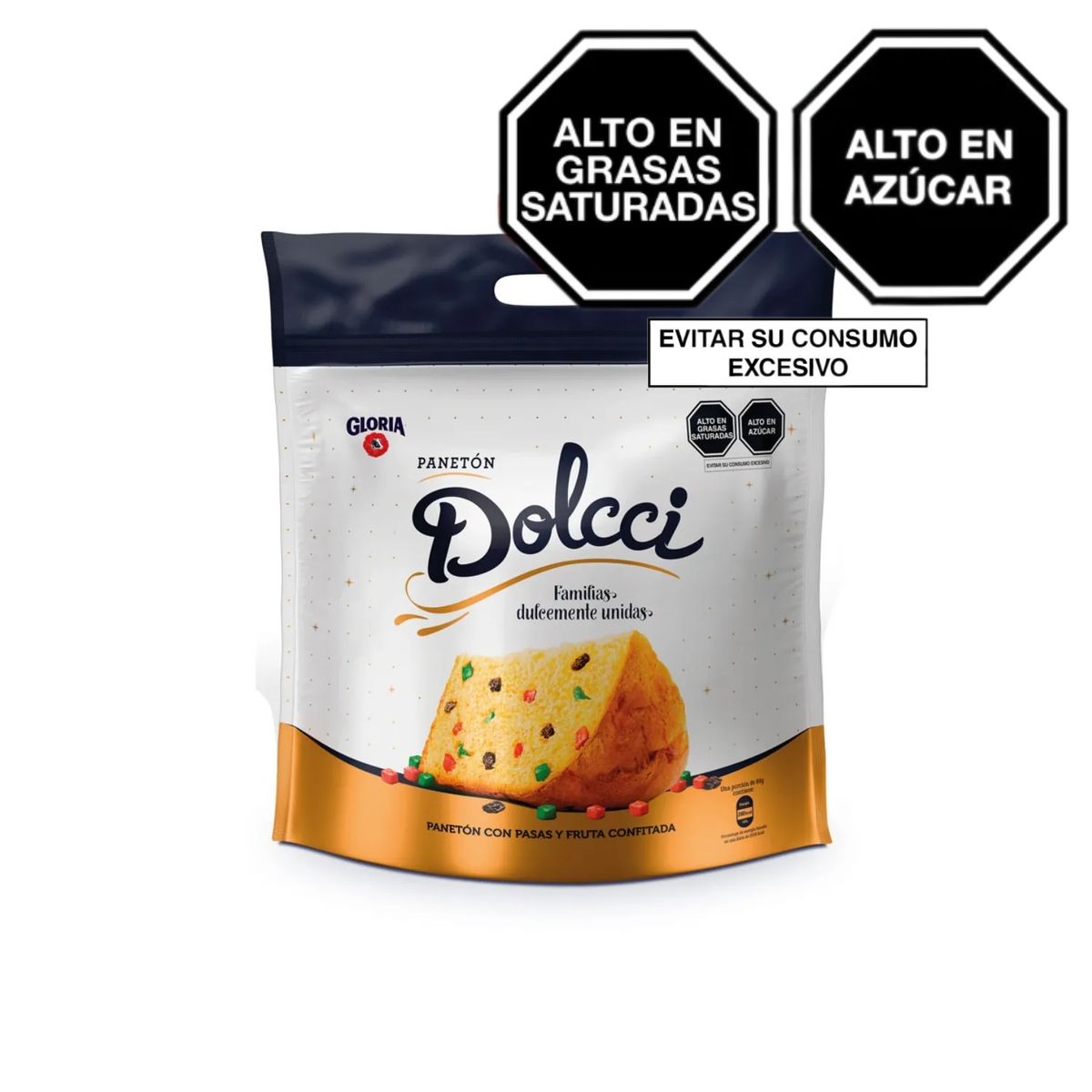 GLORIA - Panetón Dolcci Bolsa 800 g