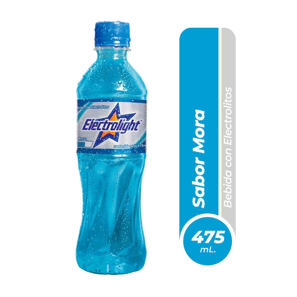 ELECTROLIGHT - Bebida Rehidratante Electrolight Mora Botella 475 mL