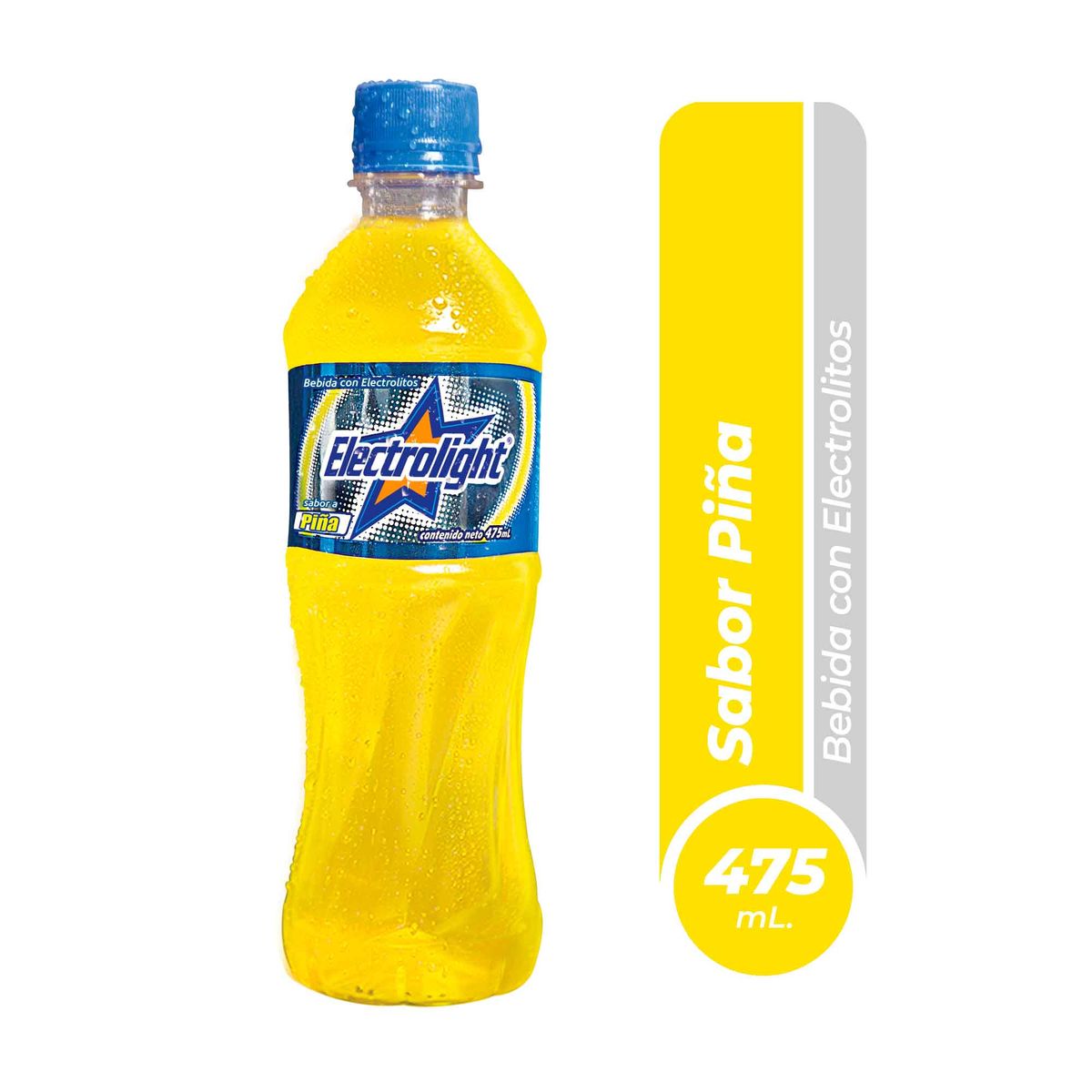 ELECTROLIGHT - Bebida Rehidratante Electrolight Piña Botella 475 mL