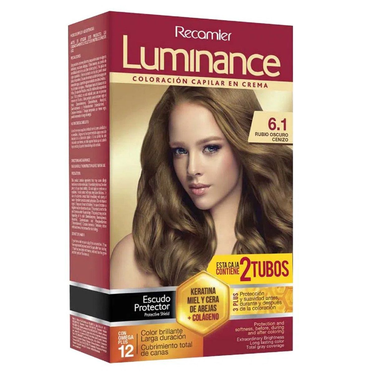 LUMINANCE - Tinte Luminance Doble Tubo Tono 6.1 Rubio Oscuro Cenizo