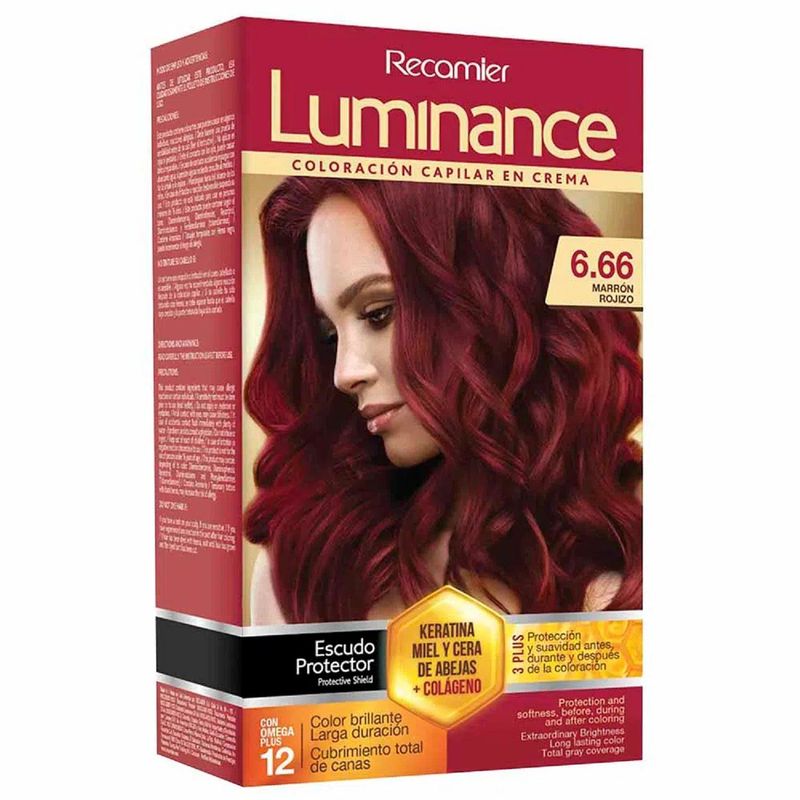 LUMINANCE - Kit Tinte Capilar Luminance Tono Doble Marron Rojizo 6.66