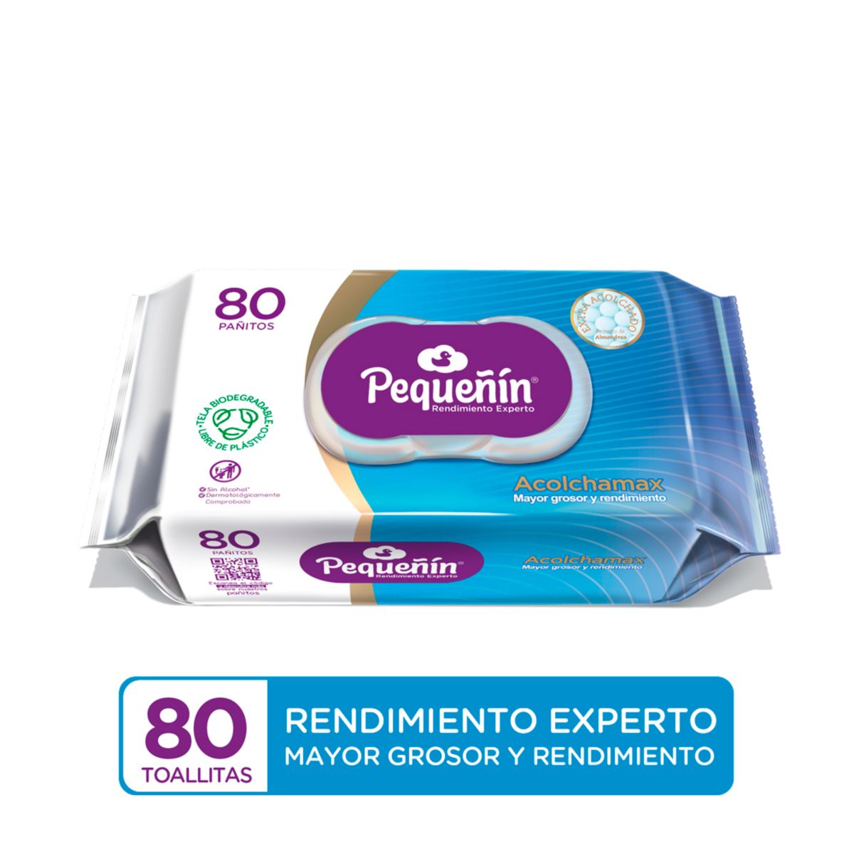PEQUENIN - Toallitas Húmedas Pequeñin Acolchamax Empaque 80 Und