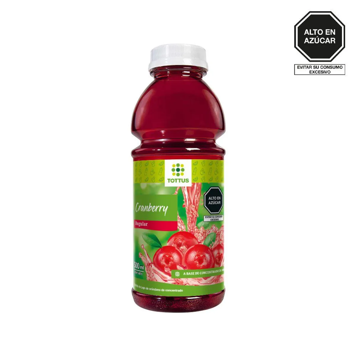 TOTTUS - Bebida Cranberry Tottus Botella 500 mL