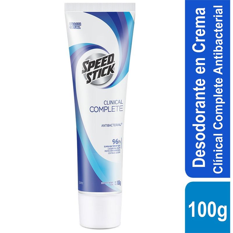 SPEED STICK - Desodorante Speed Stick Crema Antitranspirante Clinical Envase 100 g