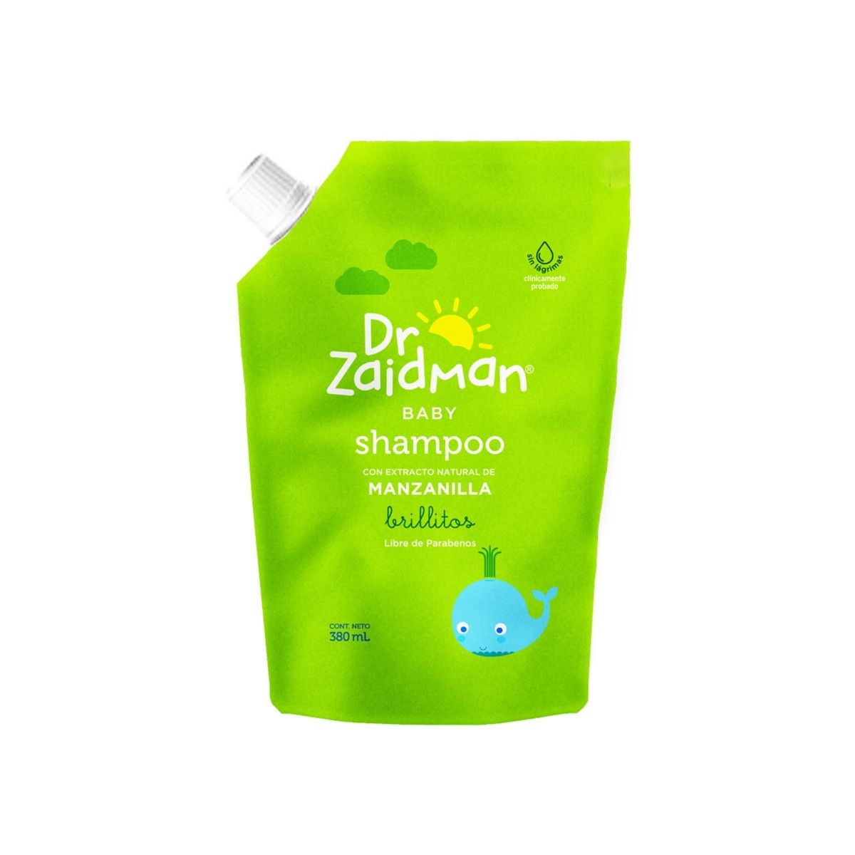 DR ZAIDMAN - Shampoo Baby Manzanilla Brillito Dr Zaidman Doypack 380 mL