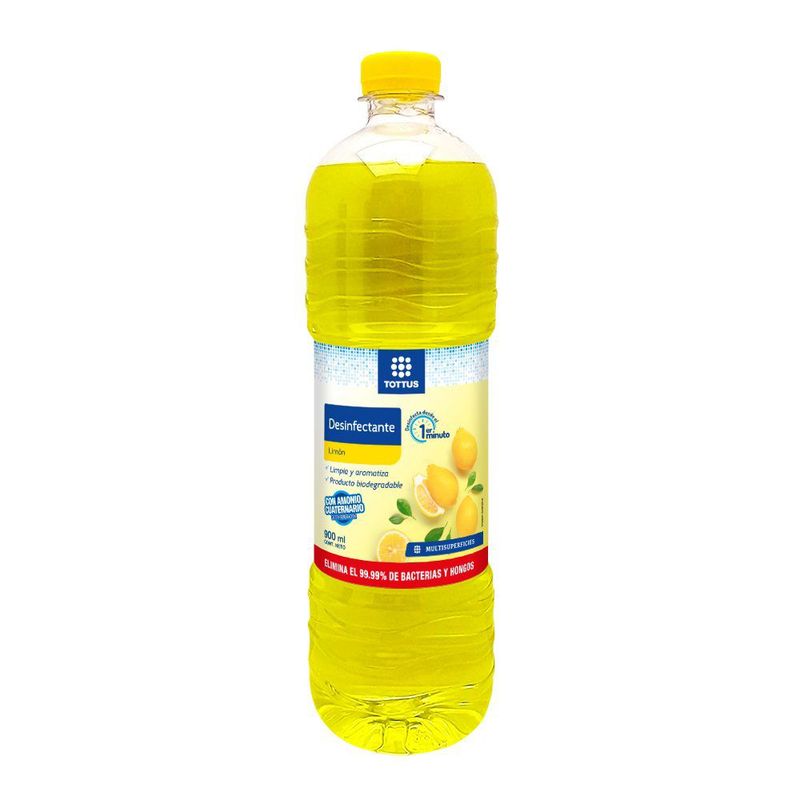 TOTTUS - Desinfectante Tottus Limón Envase 900 mL
