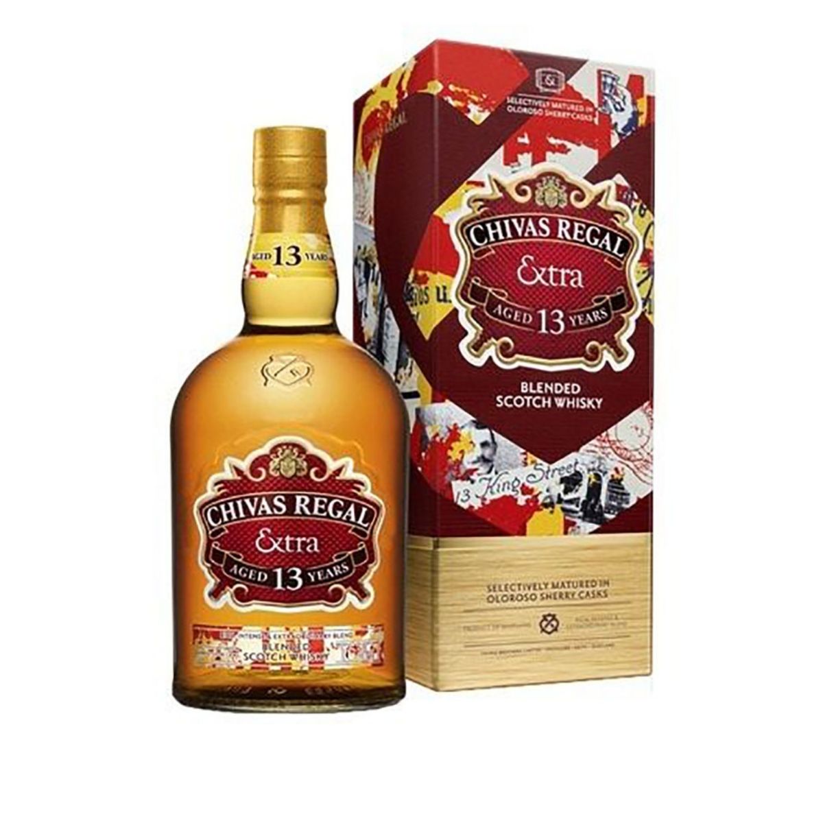 CHIVAS REGAL - Whisky Chivas Regal Extra 13 Años Botella 1 L
