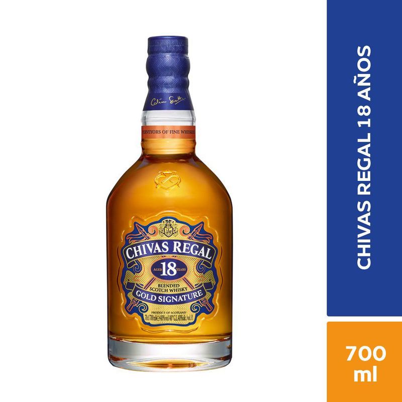 CHIVAS REGAL - Whisky Chivas Regal 18 Años 700 mL