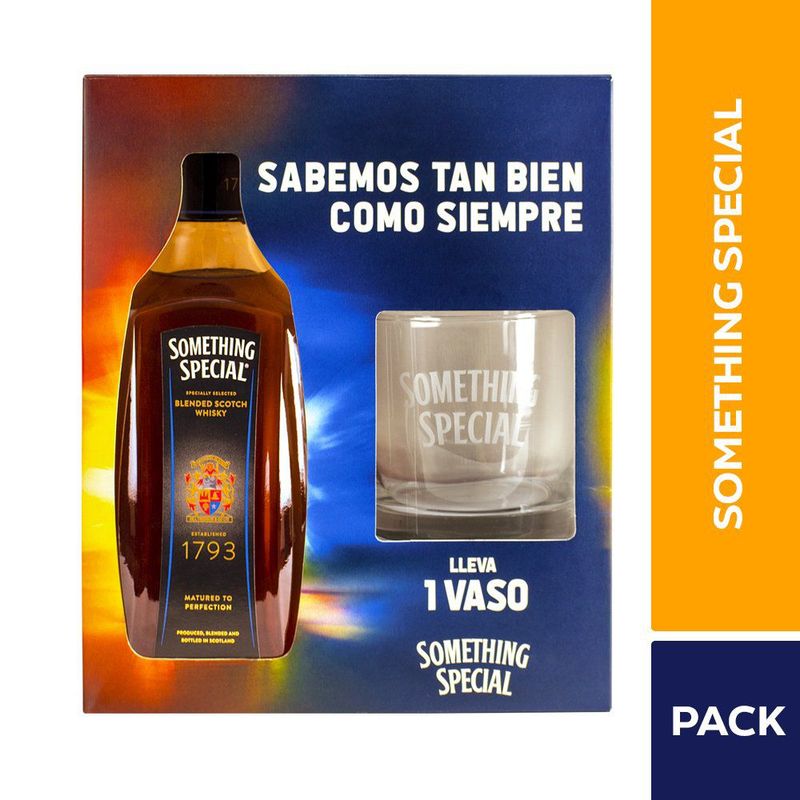 SOMETHING SPECIAL - Whisky Something Special 750 mL + Vaso