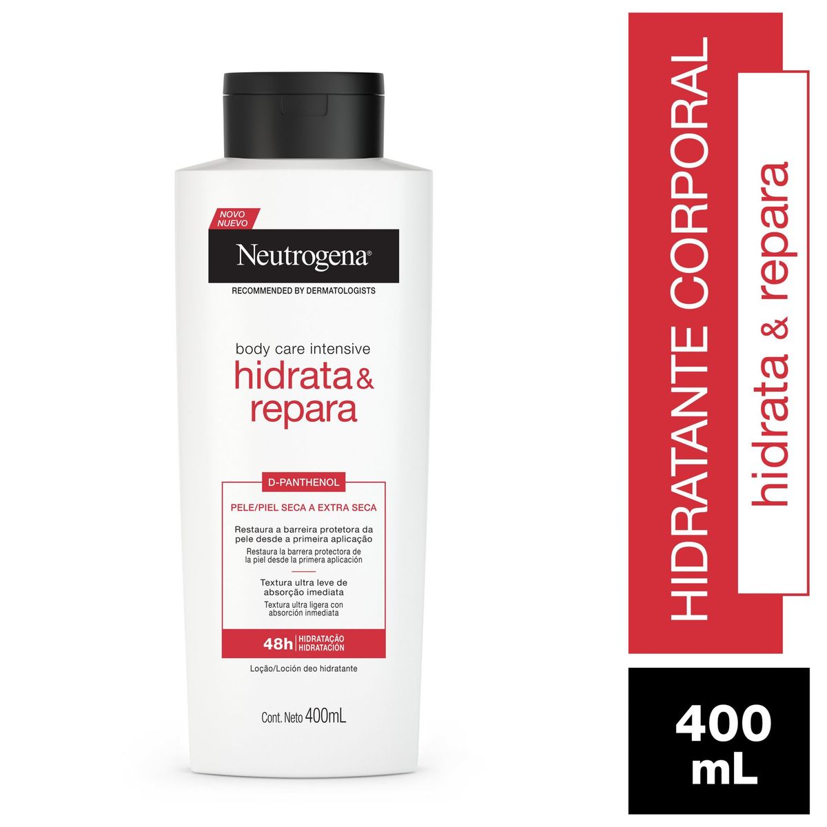 NEUTROGENA - Loción Corporal Neutrogena Body Intensive Hidrata y Repara Envase 400 mL