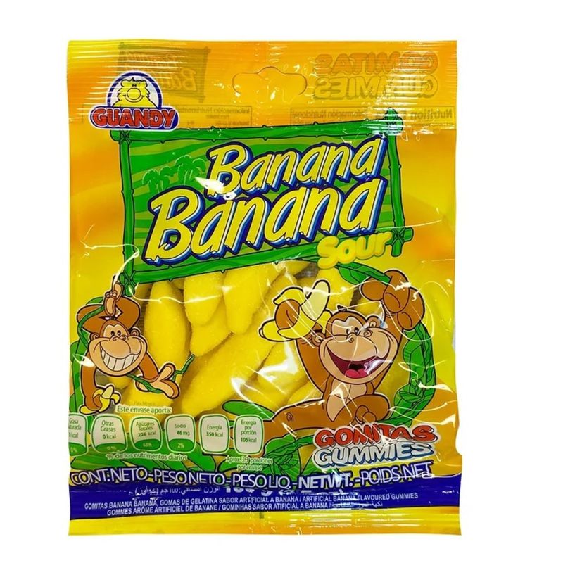 GUANDY - Gomitas Guandy Banana Bolsa 100 g