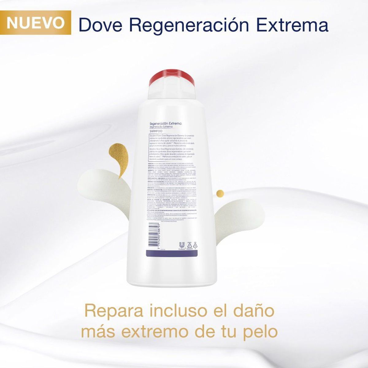 DOVE - Shampoo Dove Regeneración Extrema Botella 750 mL