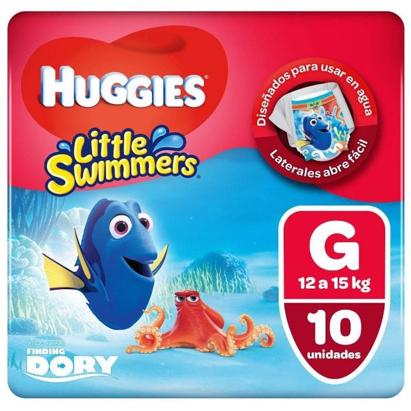 HUGGIES - Pañales Huggies Little Swimmers Empaque 10 Und