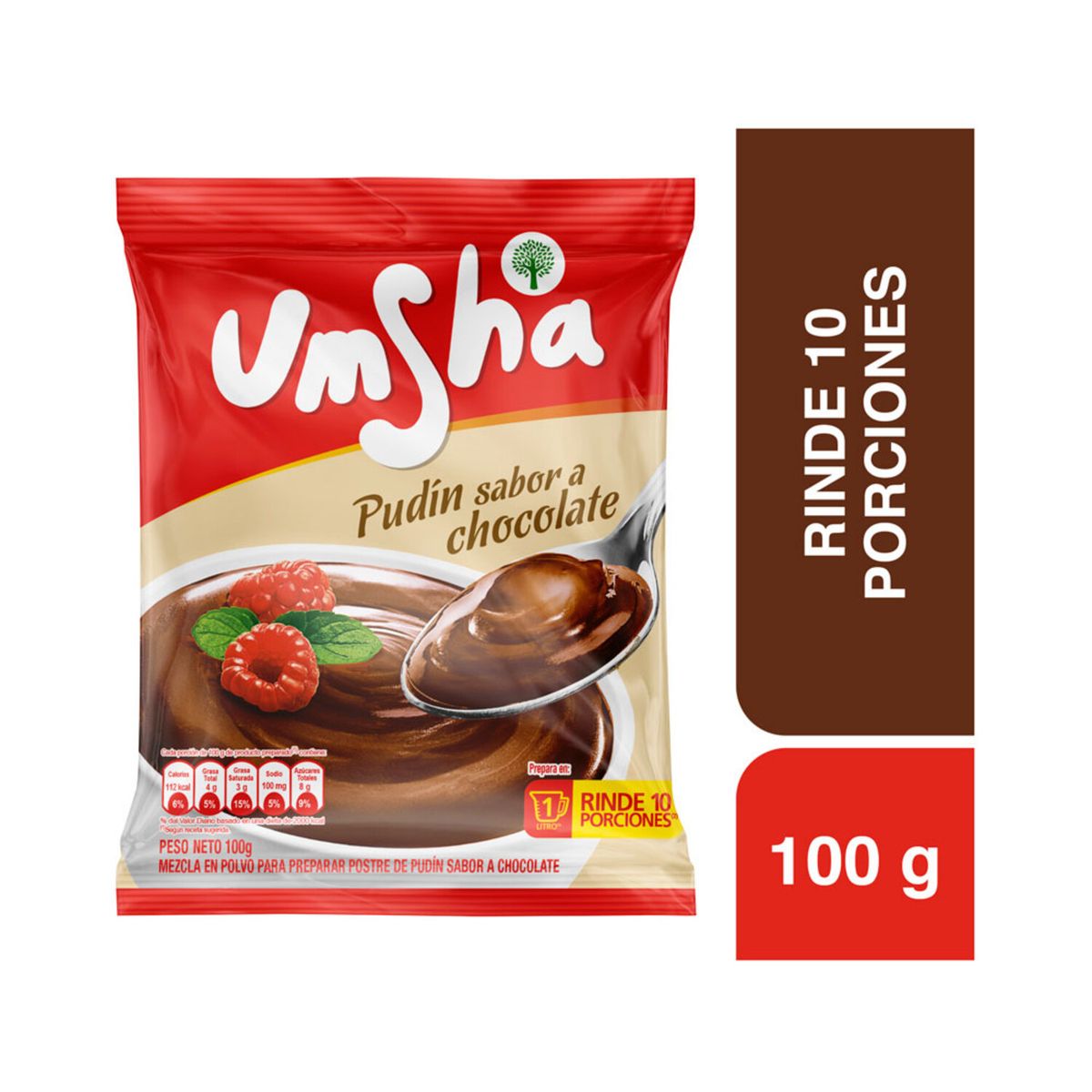 UMSHA - Pudín Chocolate Umsha Empaque 100 g