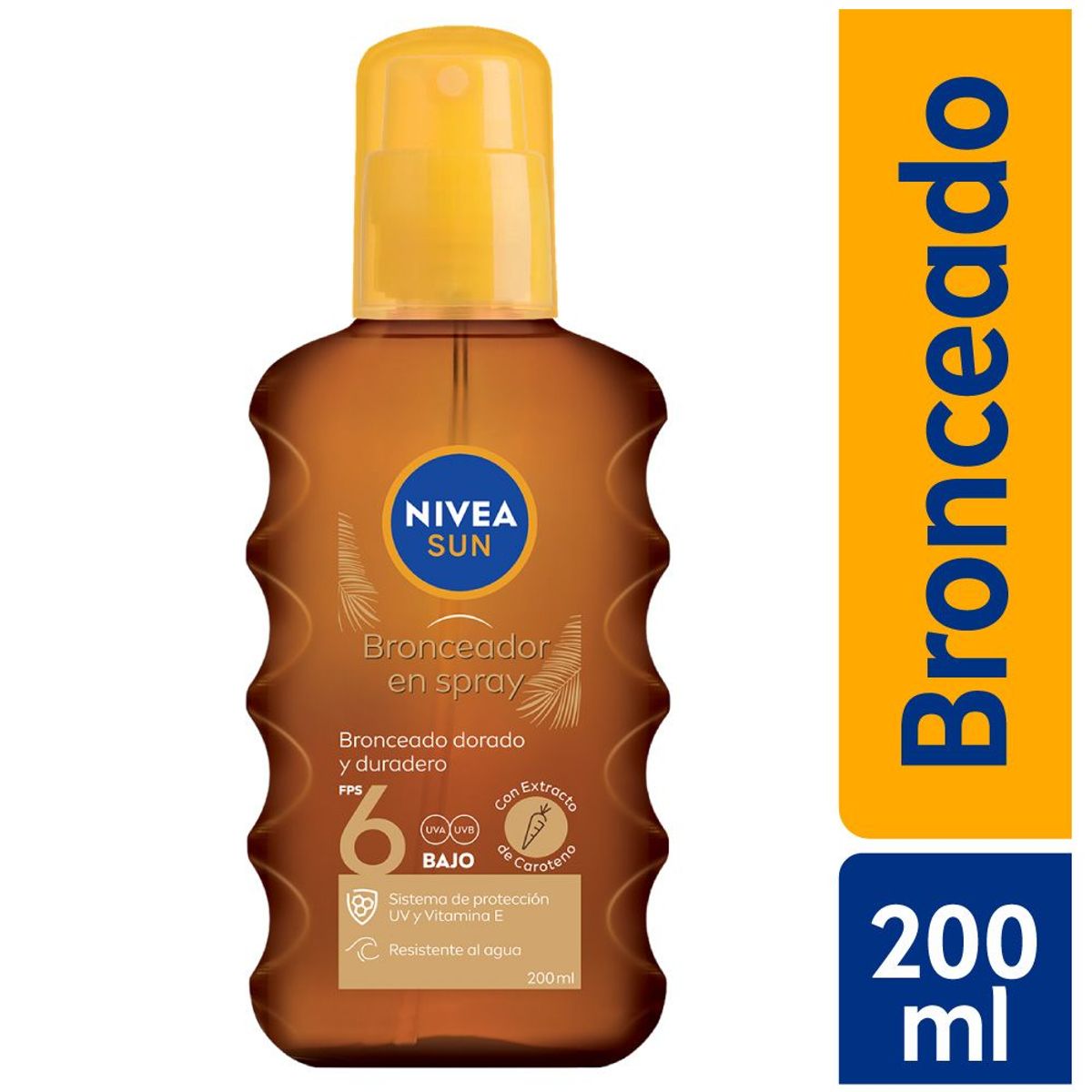 NIVEA - Aceite Bronceador Nivea Zanahoria FPS6 Envase 200 mL