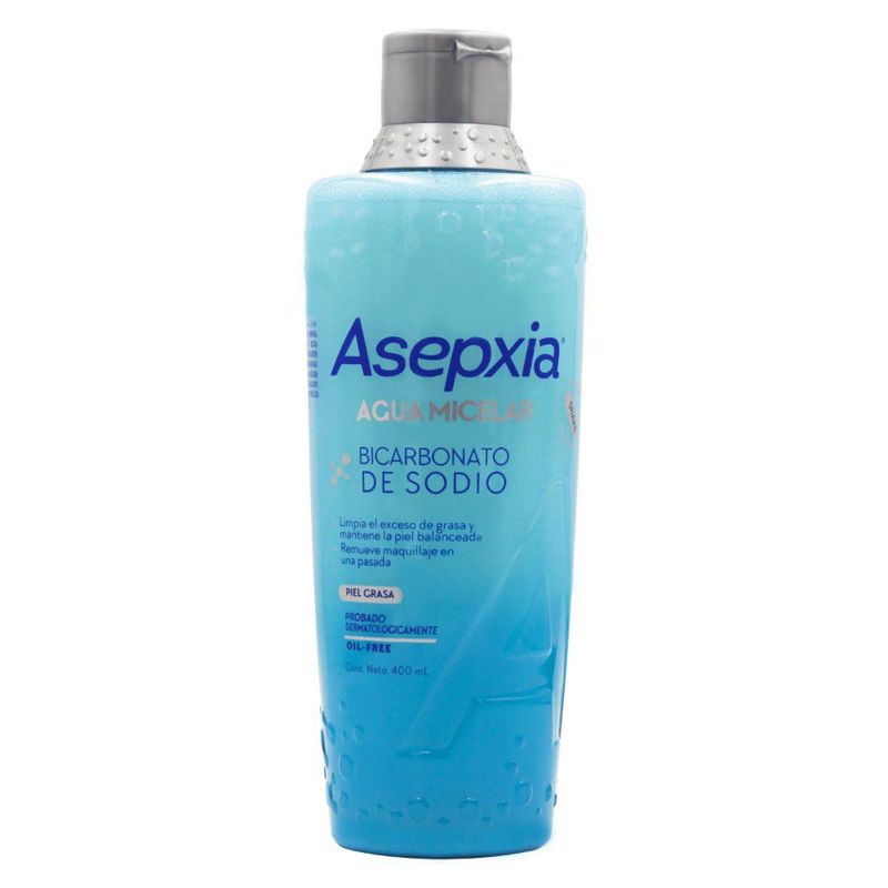 ASEPXIA - AGUA MICELAR ASEPXIA BICARBONATO DE SODIO 400ML