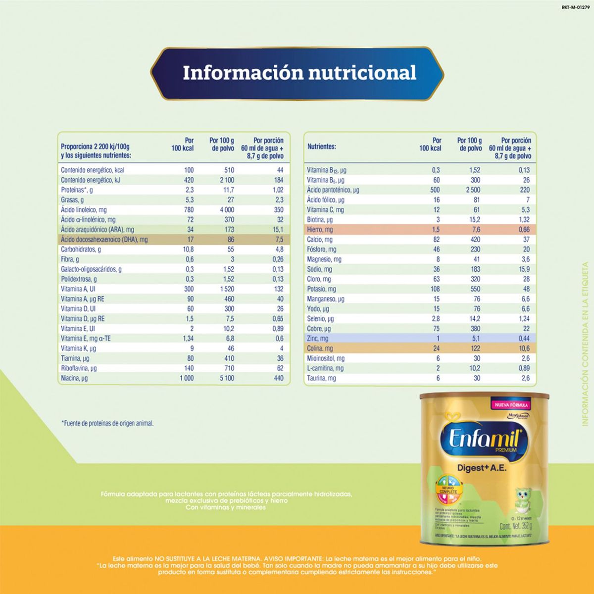 ENFAMIL - Fórmula Infantil Enfamil Digest + AE 352 g