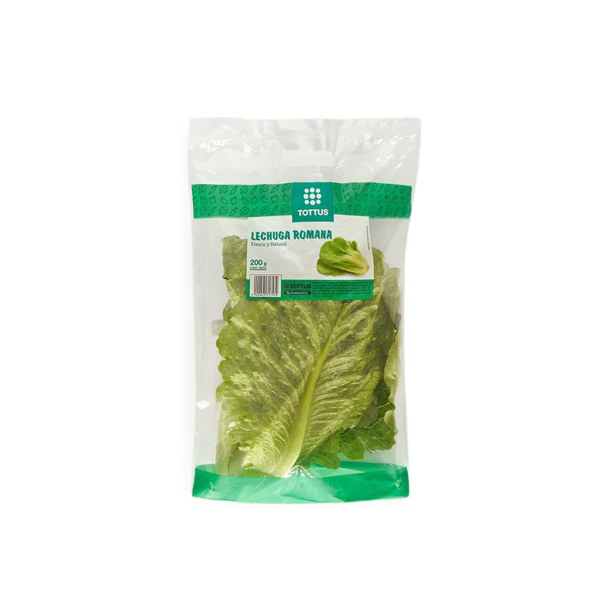 TOTTUS VERDURAS - Lechuga Romana Tottus