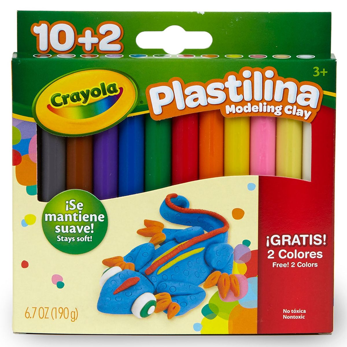 CRAYOLA - Plastilina Crayola Clásica Caja 12 Und