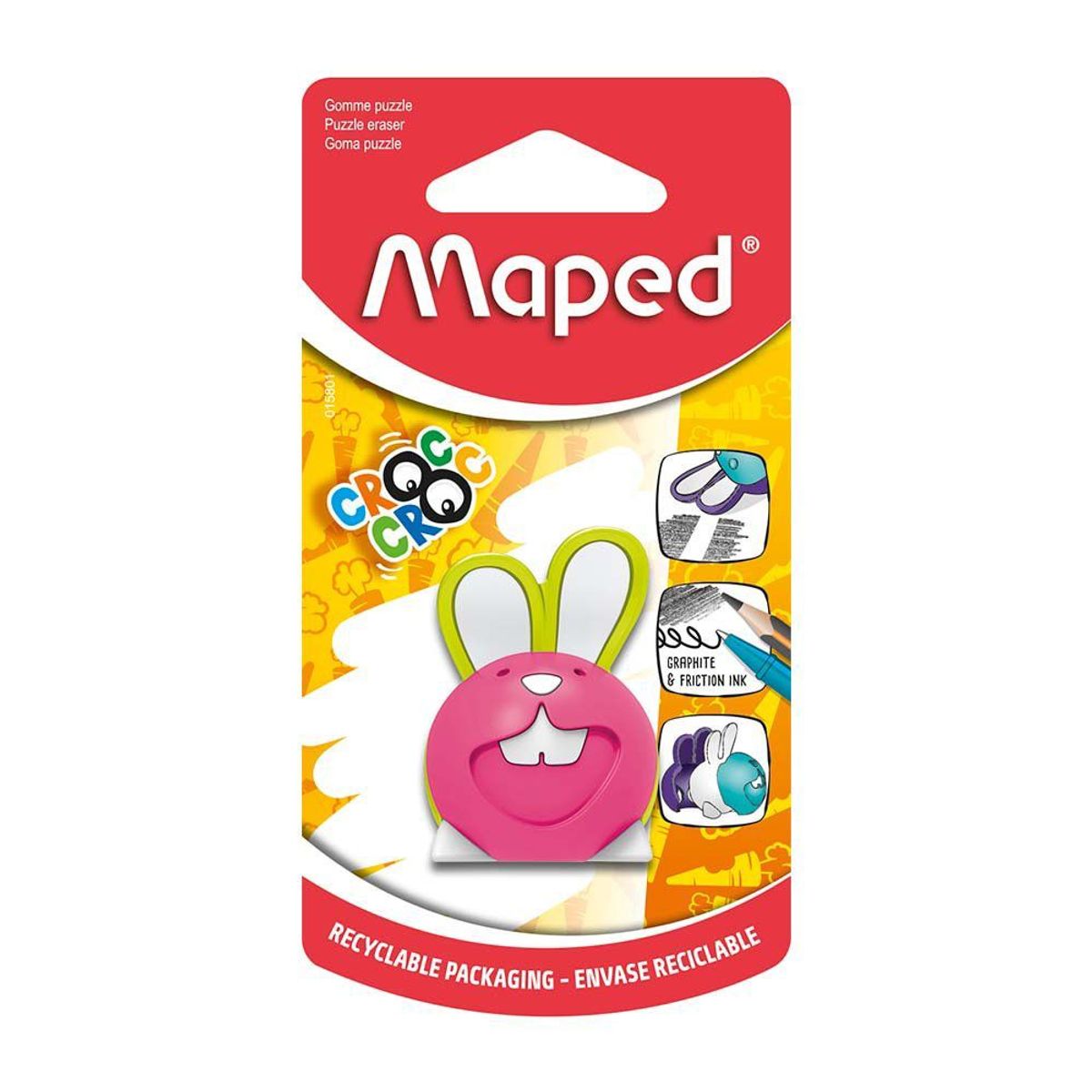 MAPED - Borrador Maped Croc Croc Conejo