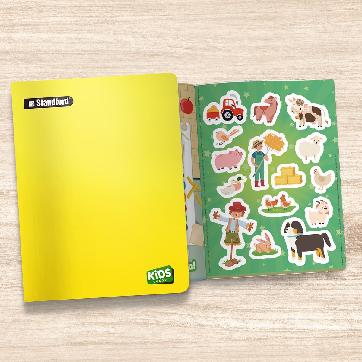 STANDFORD - Cuaderno Dlx 80H Ini Kids Col 1X1