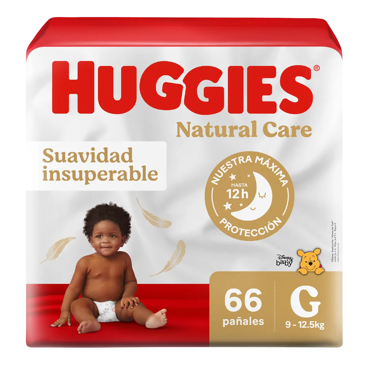 HUGGIES - Pañales Huggies Natural CareTalla G Empaque 66 Und