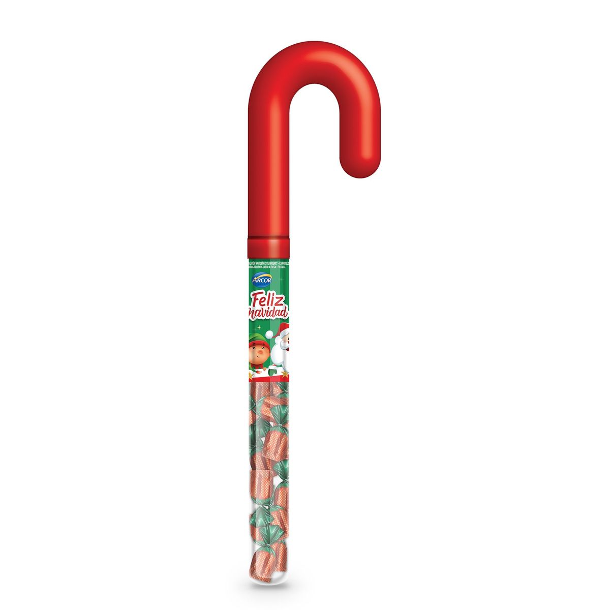 ARCOR - Bastón Navideño Strawberry Arcor 150 g