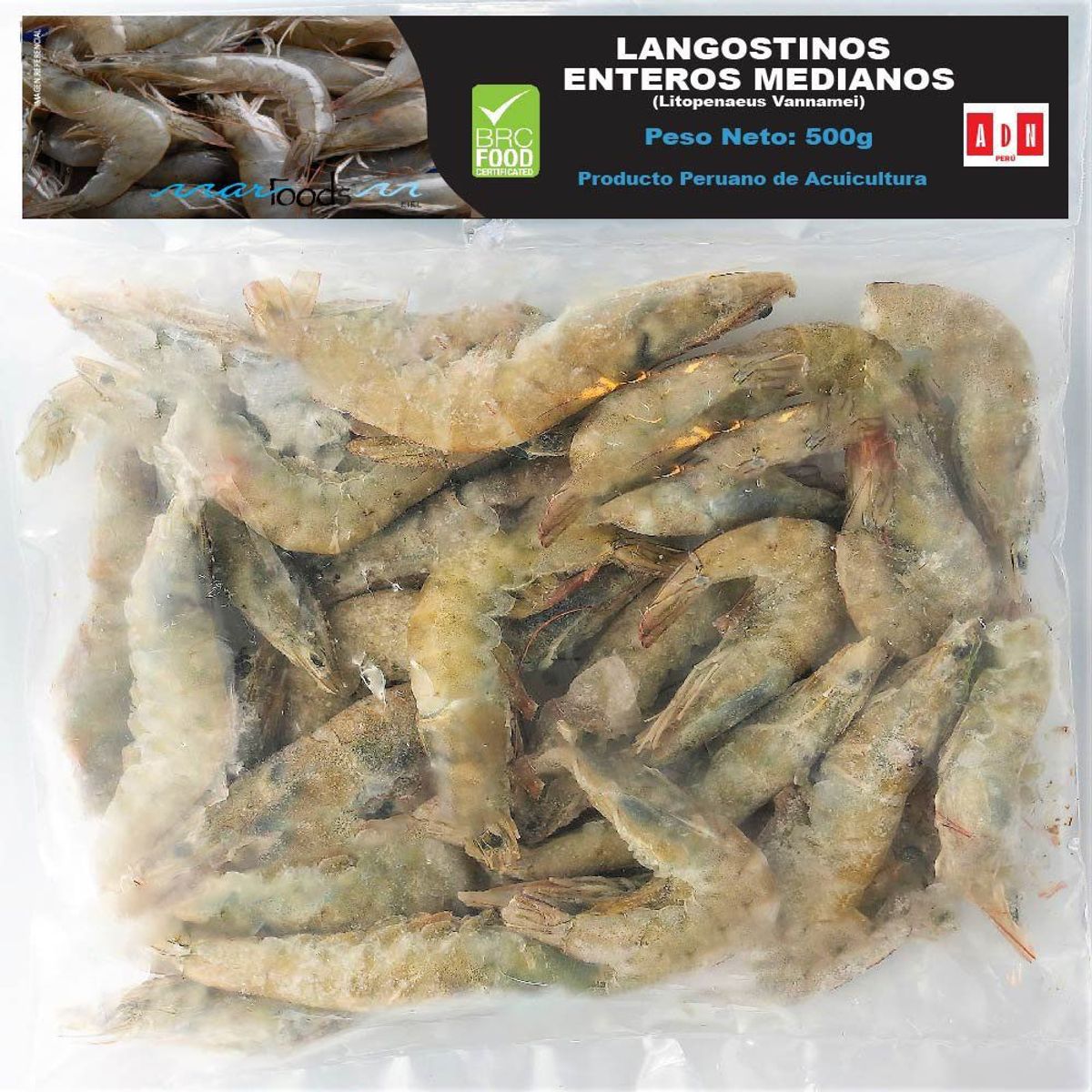 MARFOODS - Langostinos Medianos Enteros