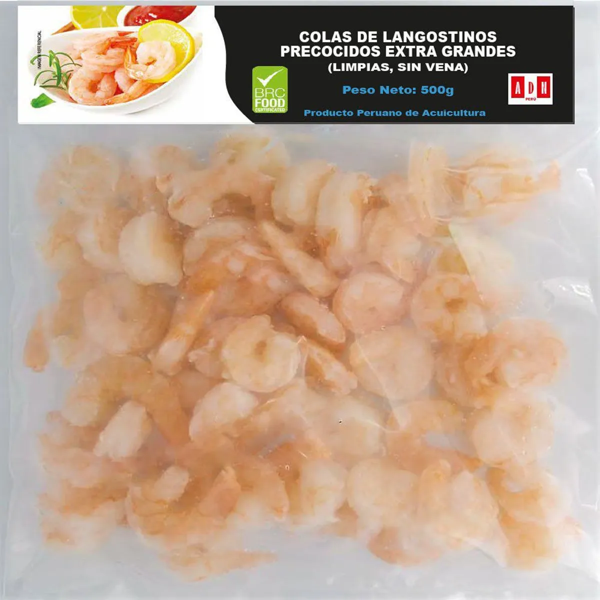 MARFOODS - Colas De Langostinos Extragrandes Precocidos y Desvenados