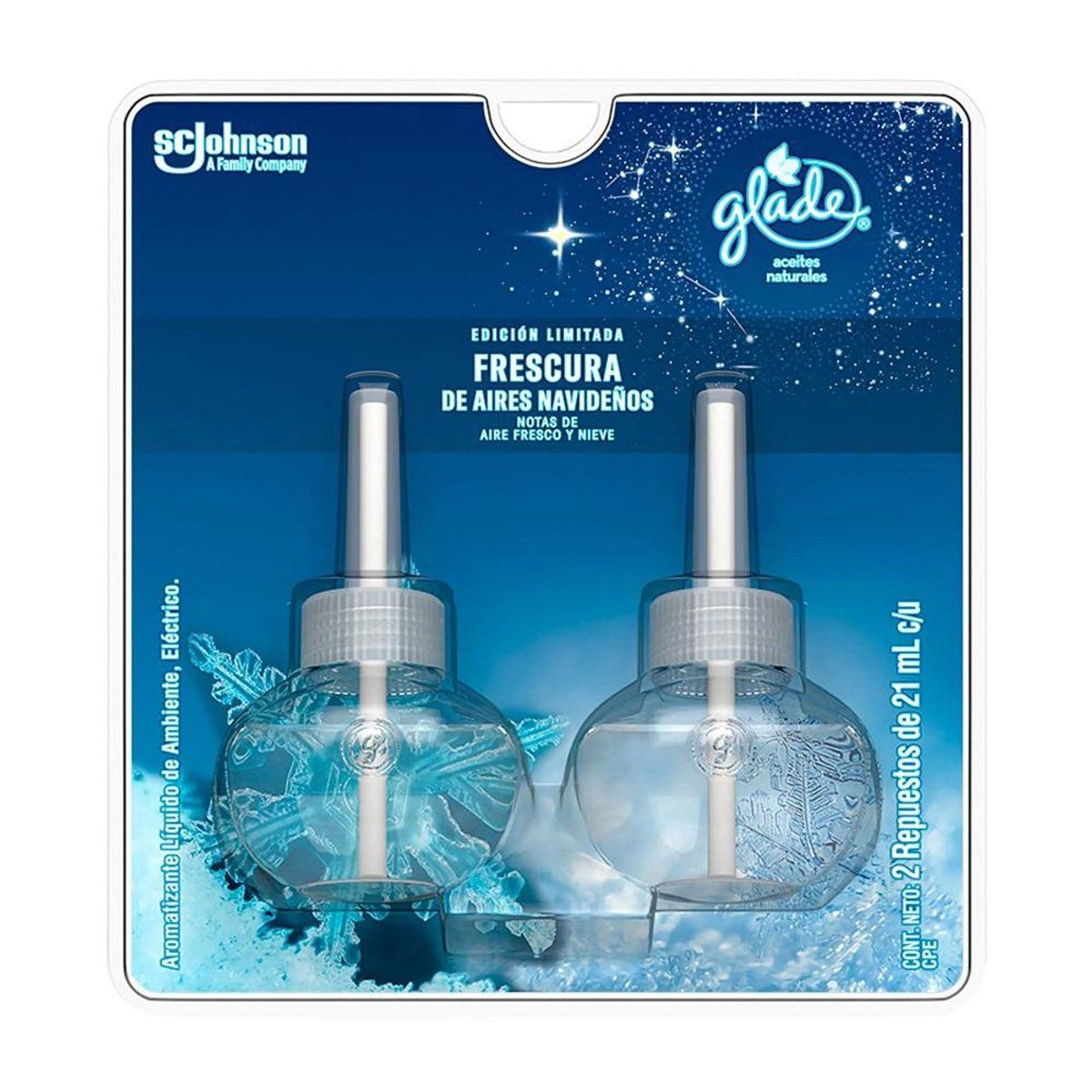 GLADE - GLADE LTO ACEITES RPTOX2 FRESCURA AIRES NAVIDN